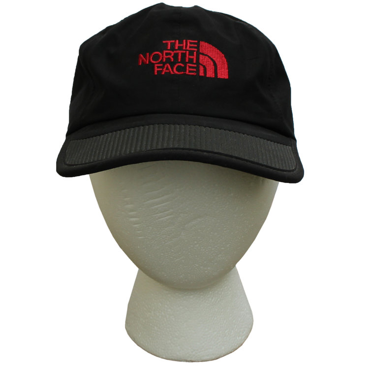 Vintage The North Face Gore-Tex Soft Brim Black / Red Hat — Roots