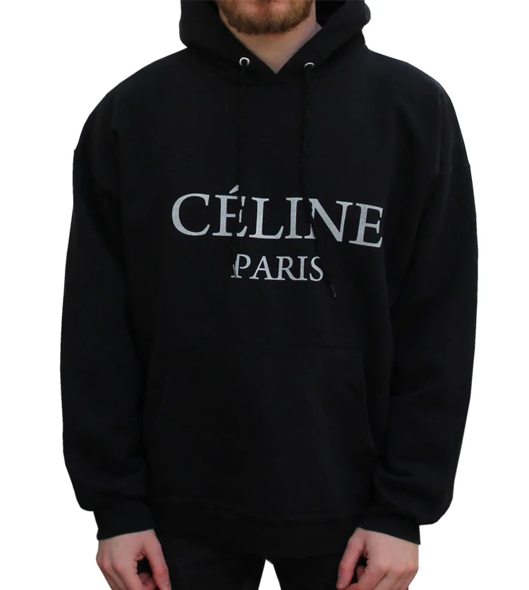 Vintage Bootleg Celine Paris Hoodie Size L Roots