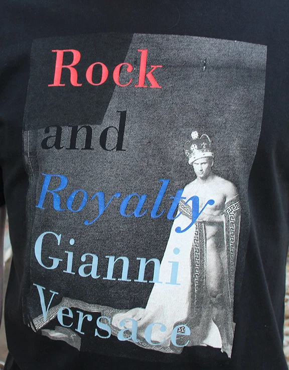 Vintage Versace Jeans Couture Rock And Royalty T Shirt (Size L