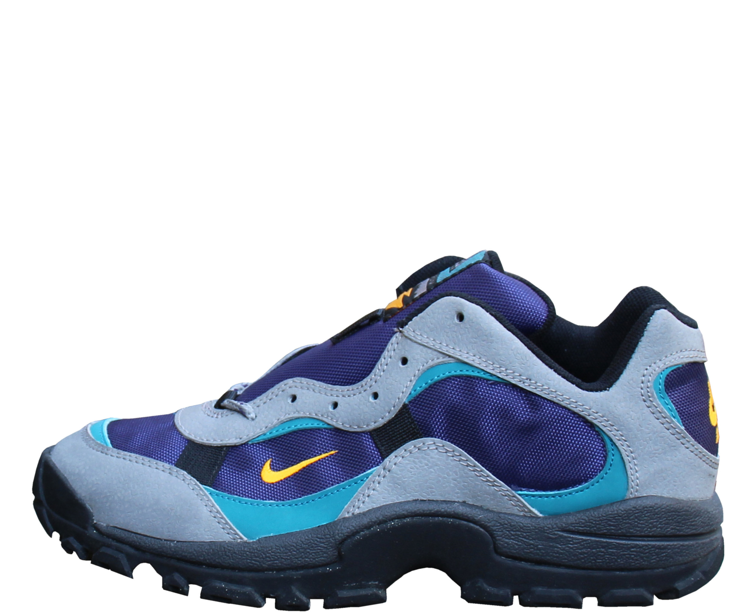 Nike ACG Trail Night Blue Canyon Gold Charcoal Size 7 5 DS Roots