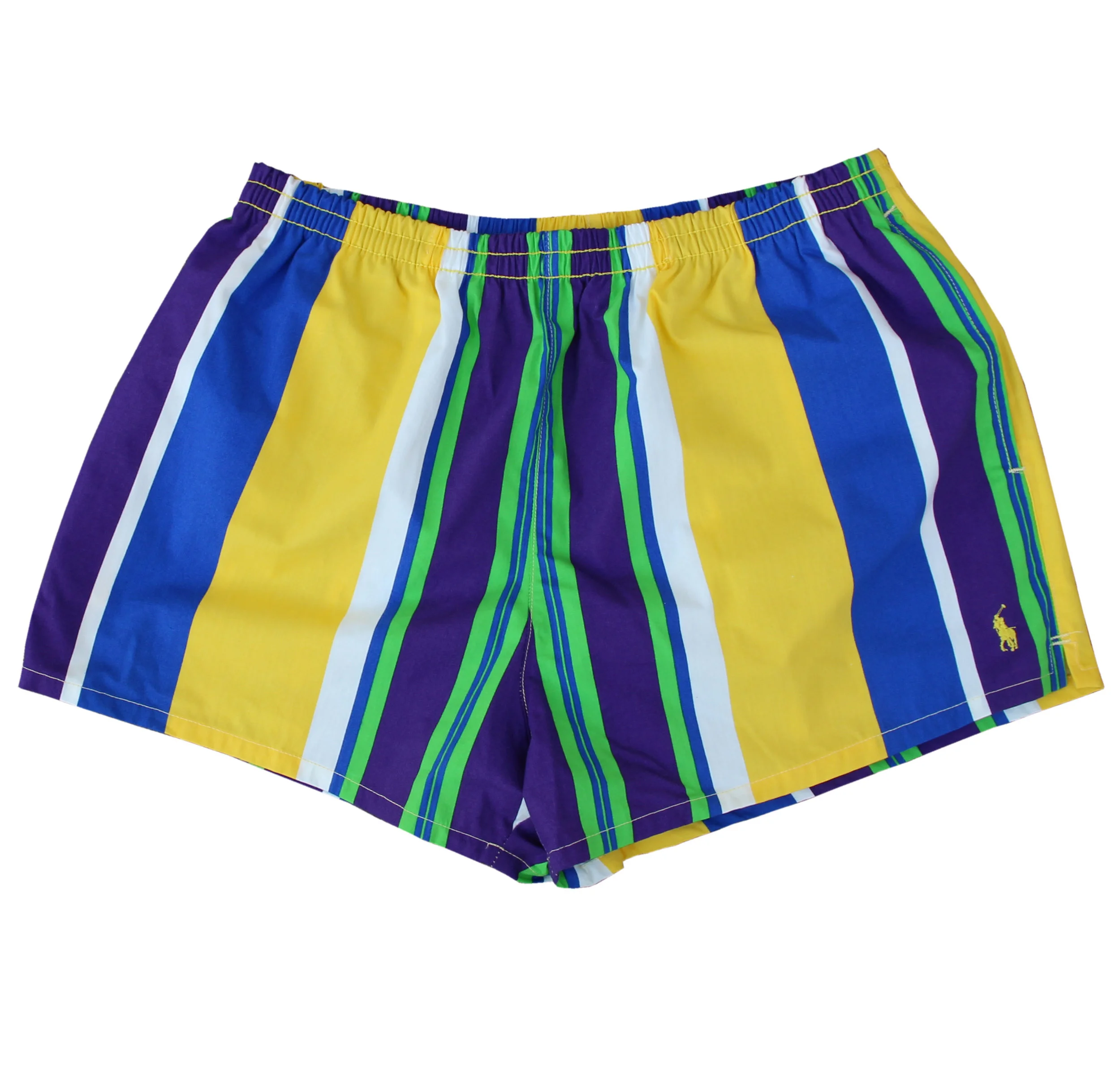 Vintage Polo Ralph Lauren Striped Bathing Suit (Size L, Fits Smaller) NWT â Roots