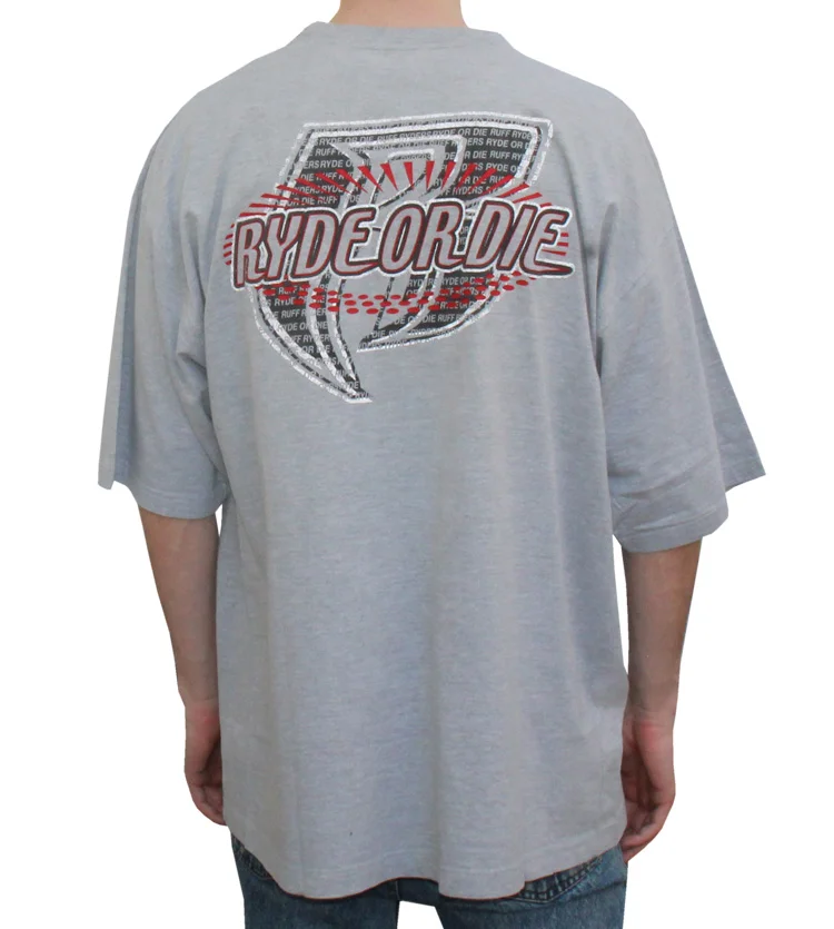 Vintage 90s Ruff Ryders 3M t shirt.