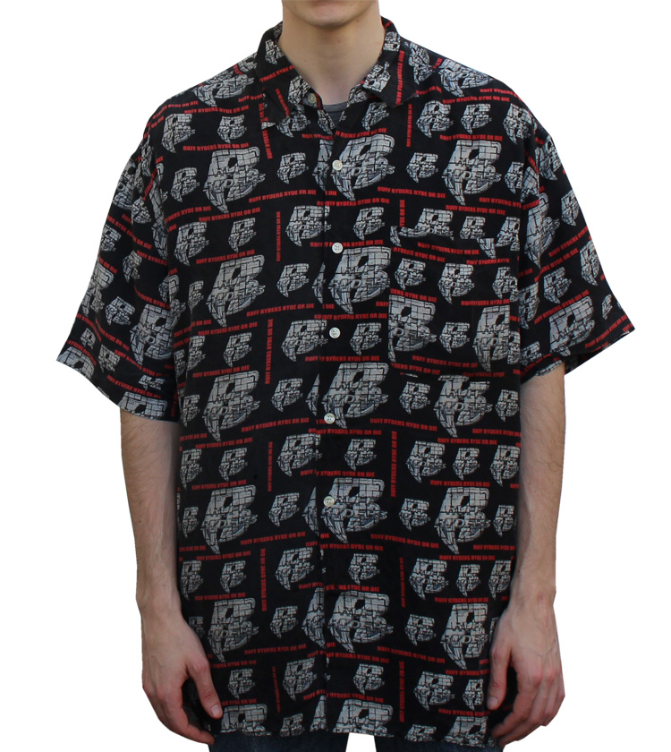 Vintage 90s Ruff Ryders All Over Print button down shirt