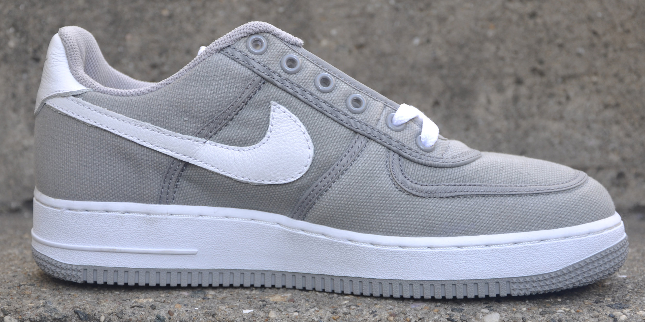 nike air force 1 canvas grey