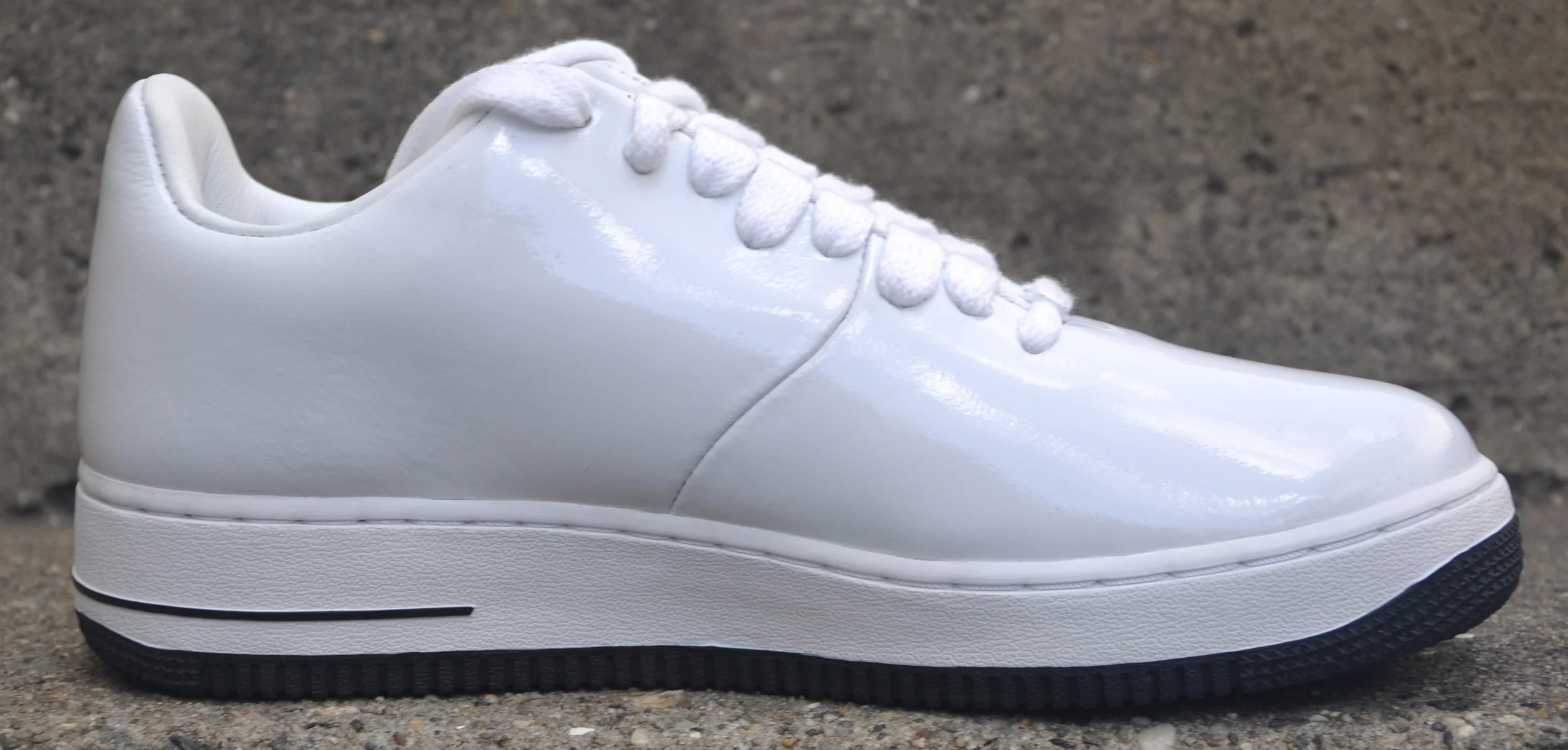 Nike Air Force 1 Low white and black seamless