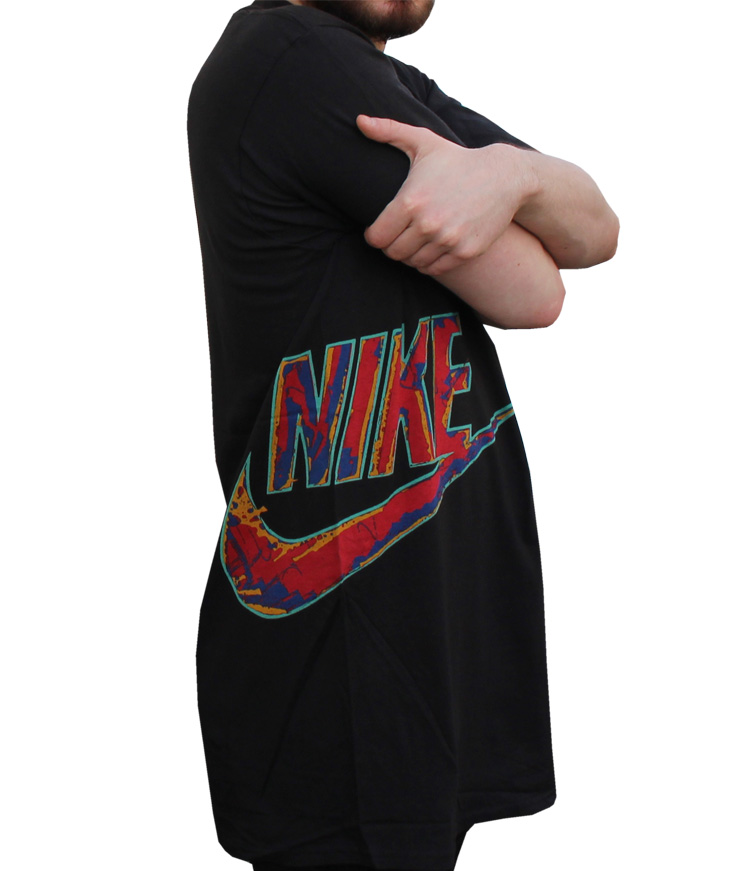 Rare 1980's Nike W/ Tribal Design Letters T-shirt