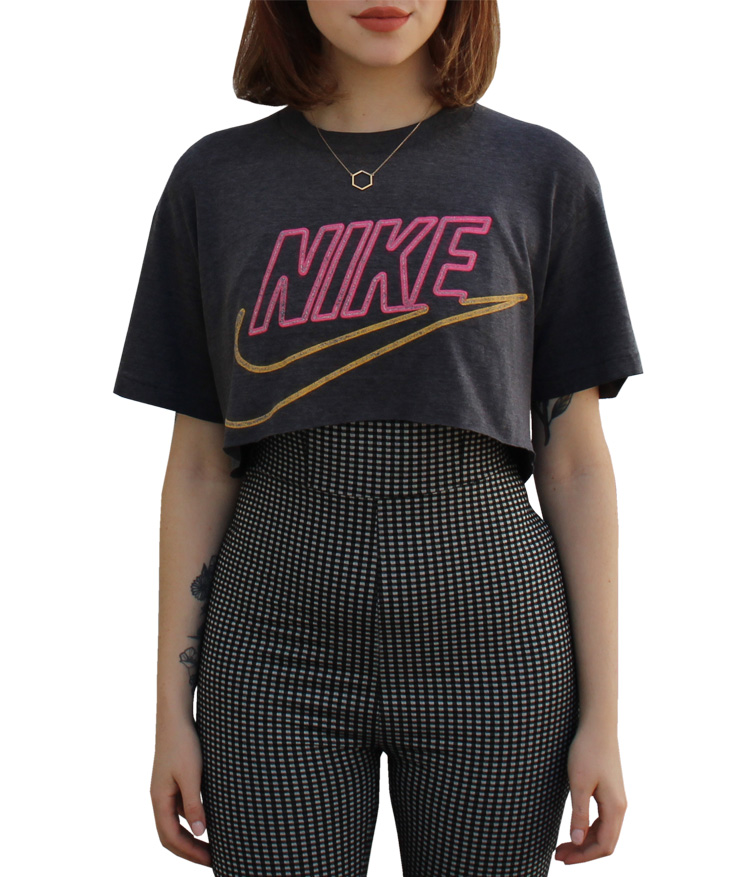 nike vintage crop top