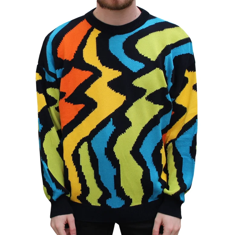 Versace V2 colorful sweater.