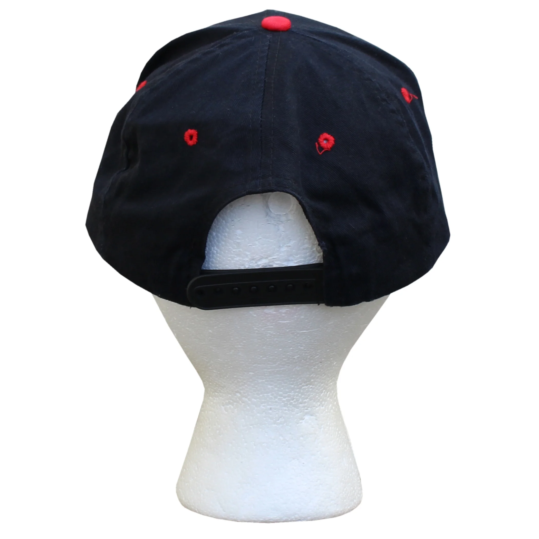 Vintage Porsche 911 GT1 Black / Red Snapback Hat.