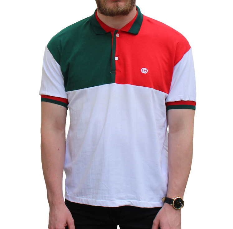 Vintage Bootleg Gucci Color Block Rugby (Size M) — Roots