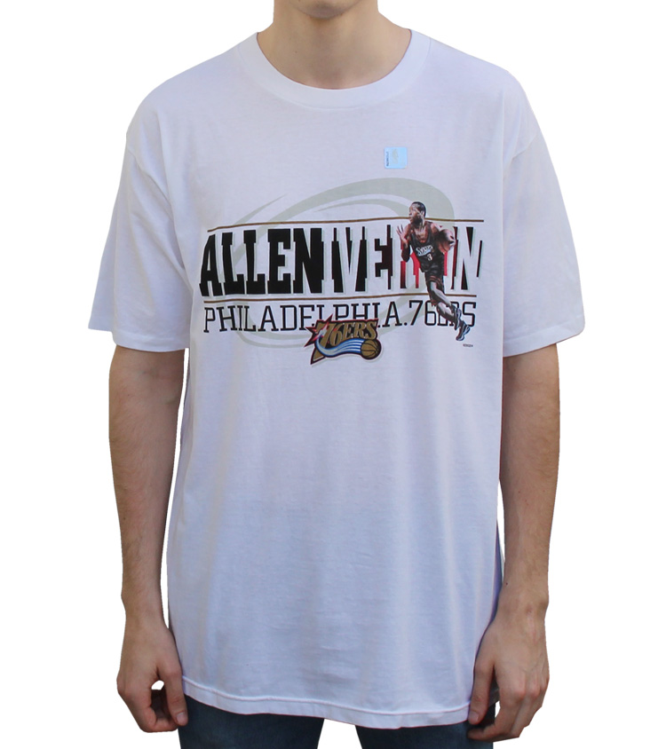 Vintage Allen Iverson the Answer Philadelphia 76ers Shirt End 