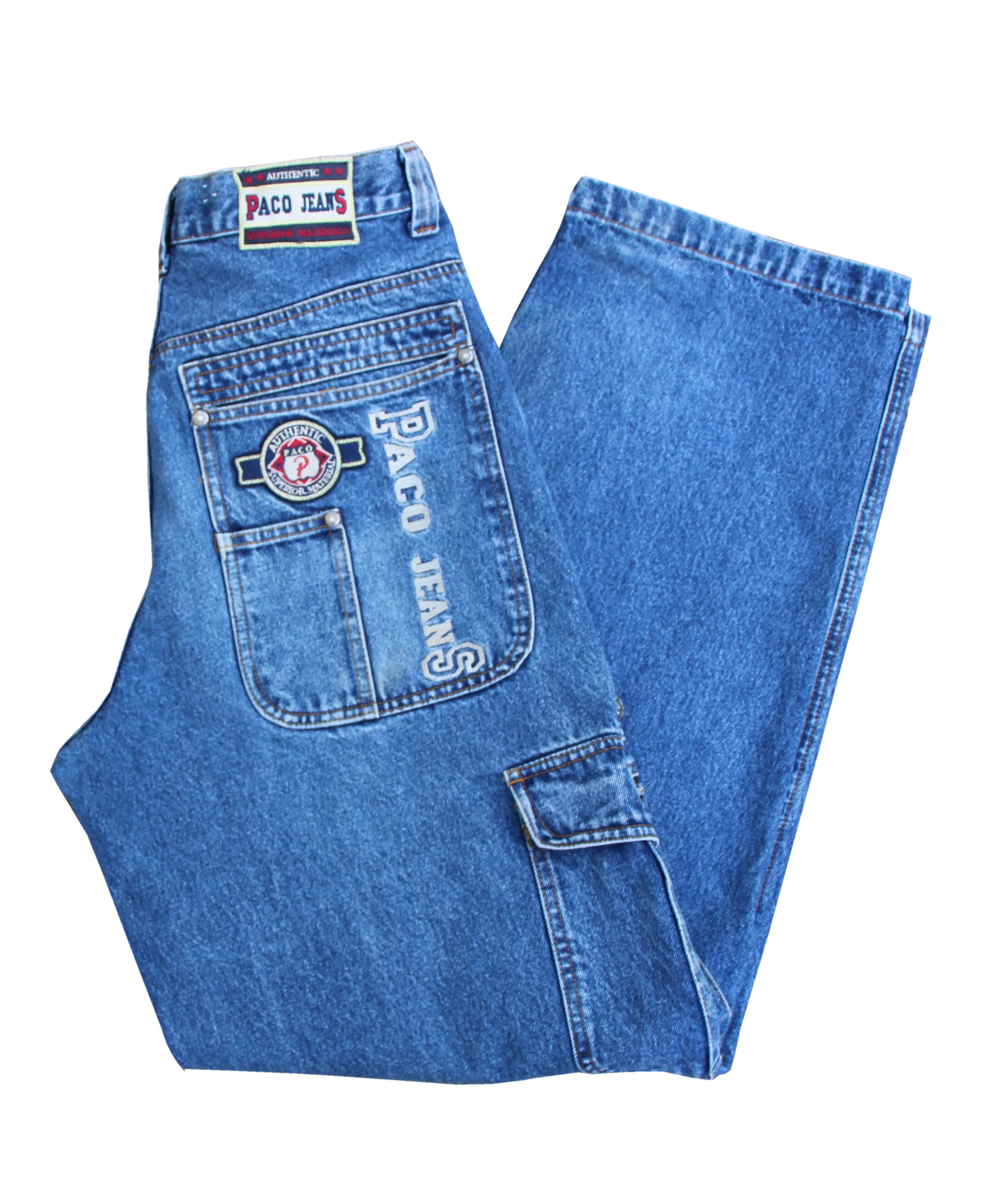 Paco バギーデニム33×34 vintage+paco+carpenter+jeans+
