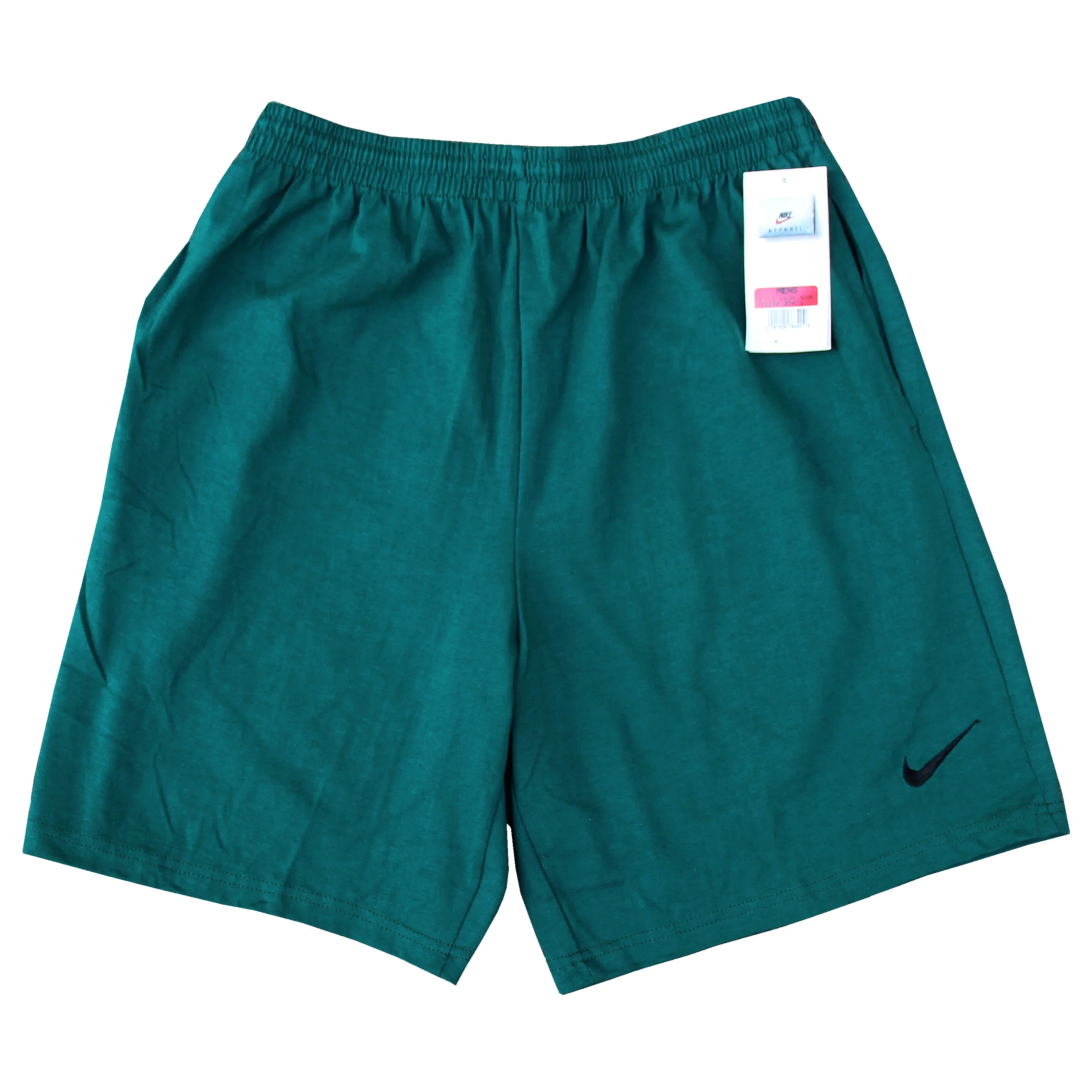 green nike sweat shorts