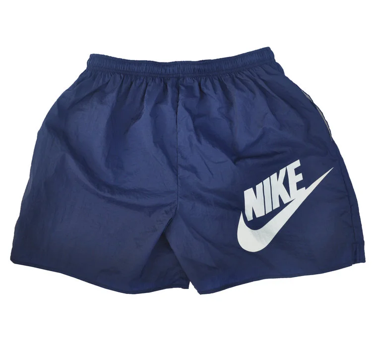 Vintage Nike Big Logo Navy Blue Bathing Suit (Size XXL) NWT