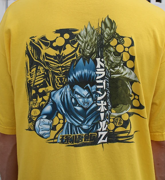 Vintage Dragon Ball Z Katakana Spell Out Graphic T-Shirt