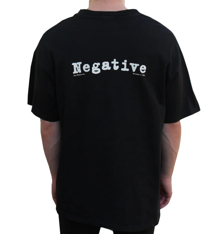 Vintage Positive / Negative Day Without Art t shirt.