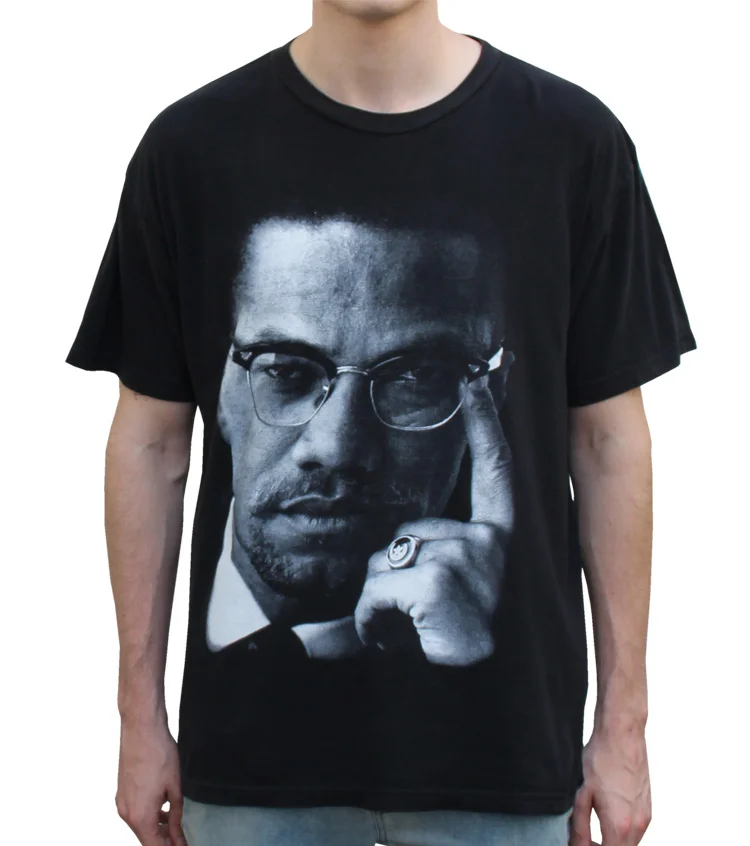 Vintage G-Tex Malcolm X Black / White T-Shirt