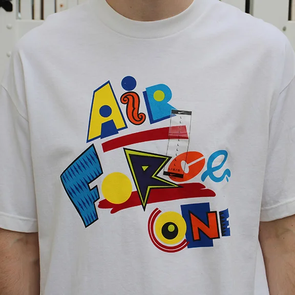 Nike Air Force 1 Colorful logo t shirt