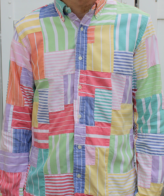 polo patchwork shirt