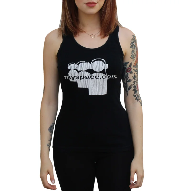 American Apparel Myspace.com Ribbed Tank Top