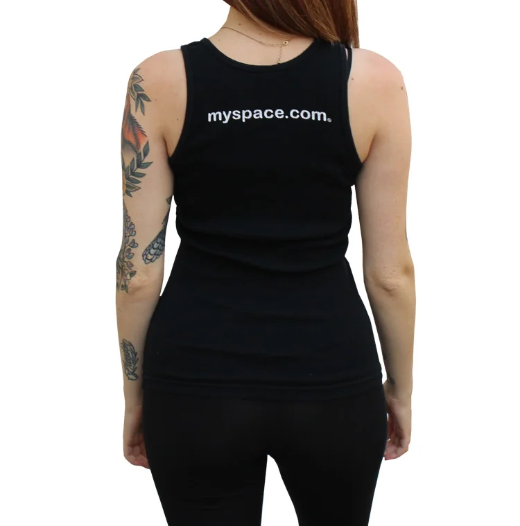 American Apparel Myspace.com Ribbed Tank Top