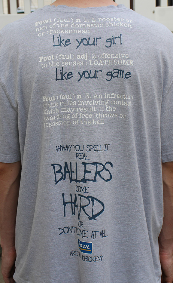 Vintage And 1 Are You Chicken Fowl Grey T-Shirt