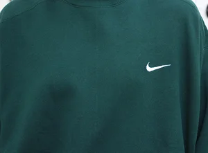 nike green crewneck vintage