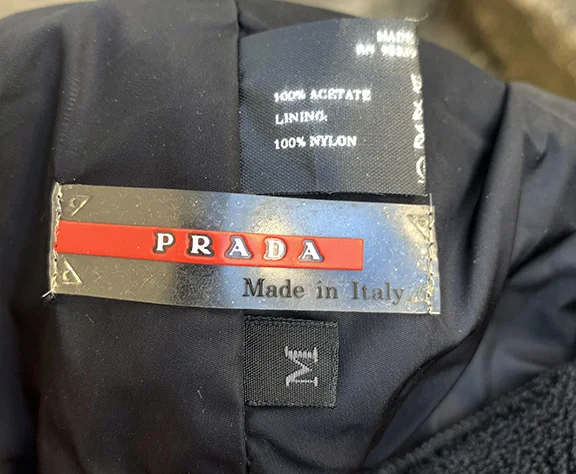 Vintage Prada Miglia 1000 Red Hat.