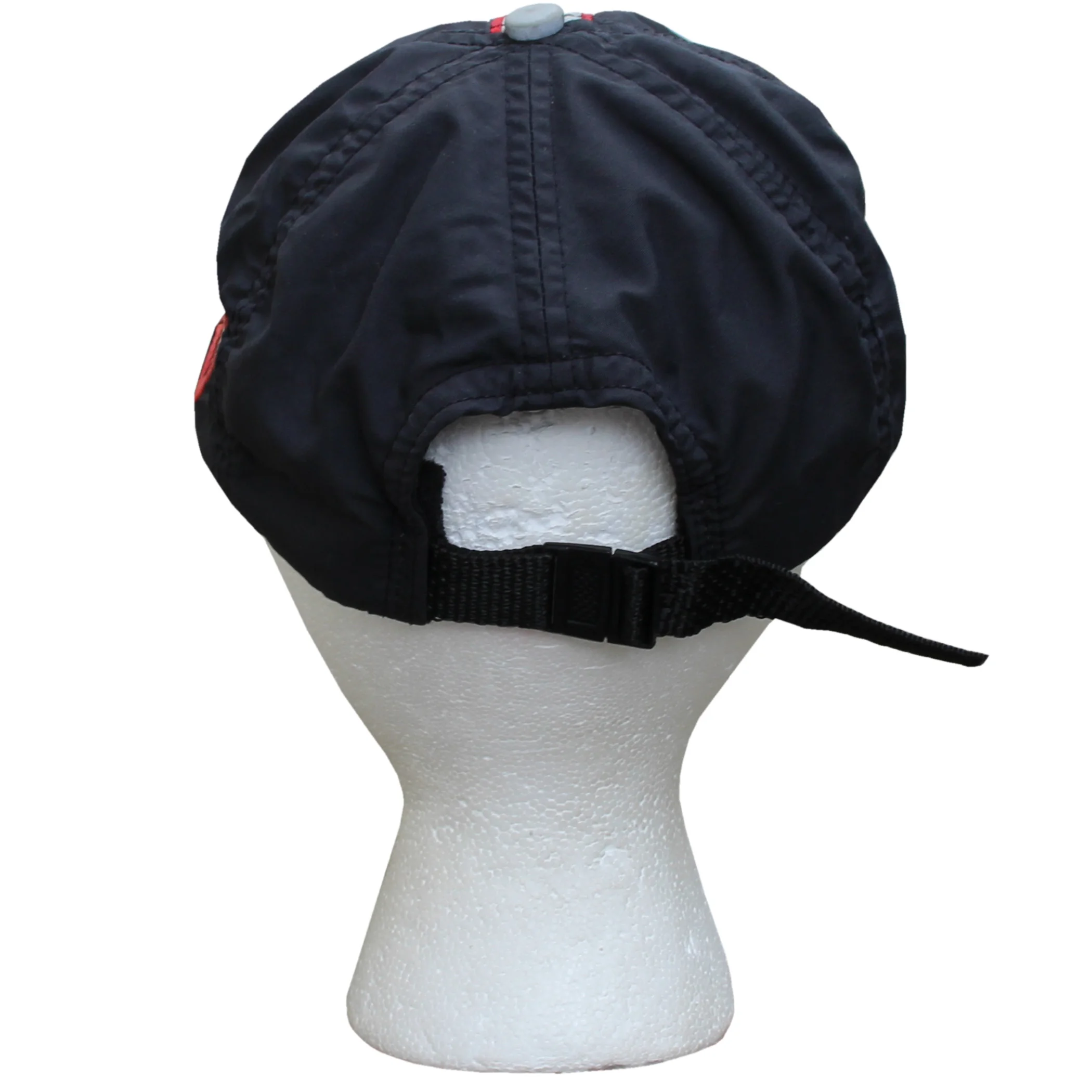 Vintage 90s DKNY Active black, 3M, and red.
