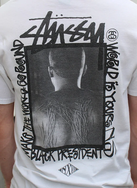 Stussy X Nexus VII X Nas T Shirt (Size M, Fits Long) — RootsBK