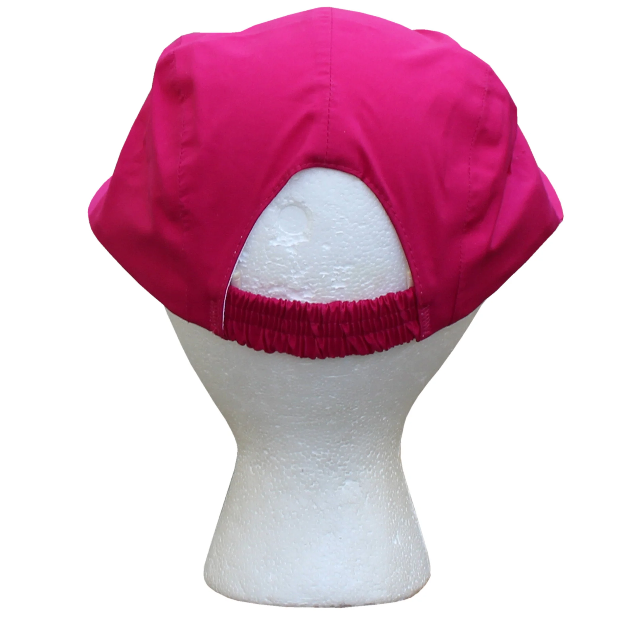 back of Gore-tex pink long bill cap .jpg