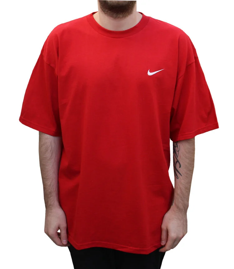 Vintage Nike Swoosh Red White T Shirt (Size XL) NWT — RootsBK