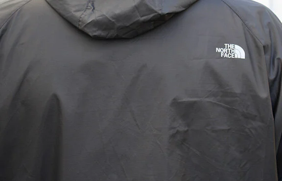 Vintage 90s The North Face Dark Gray Windbreaker Jacket.