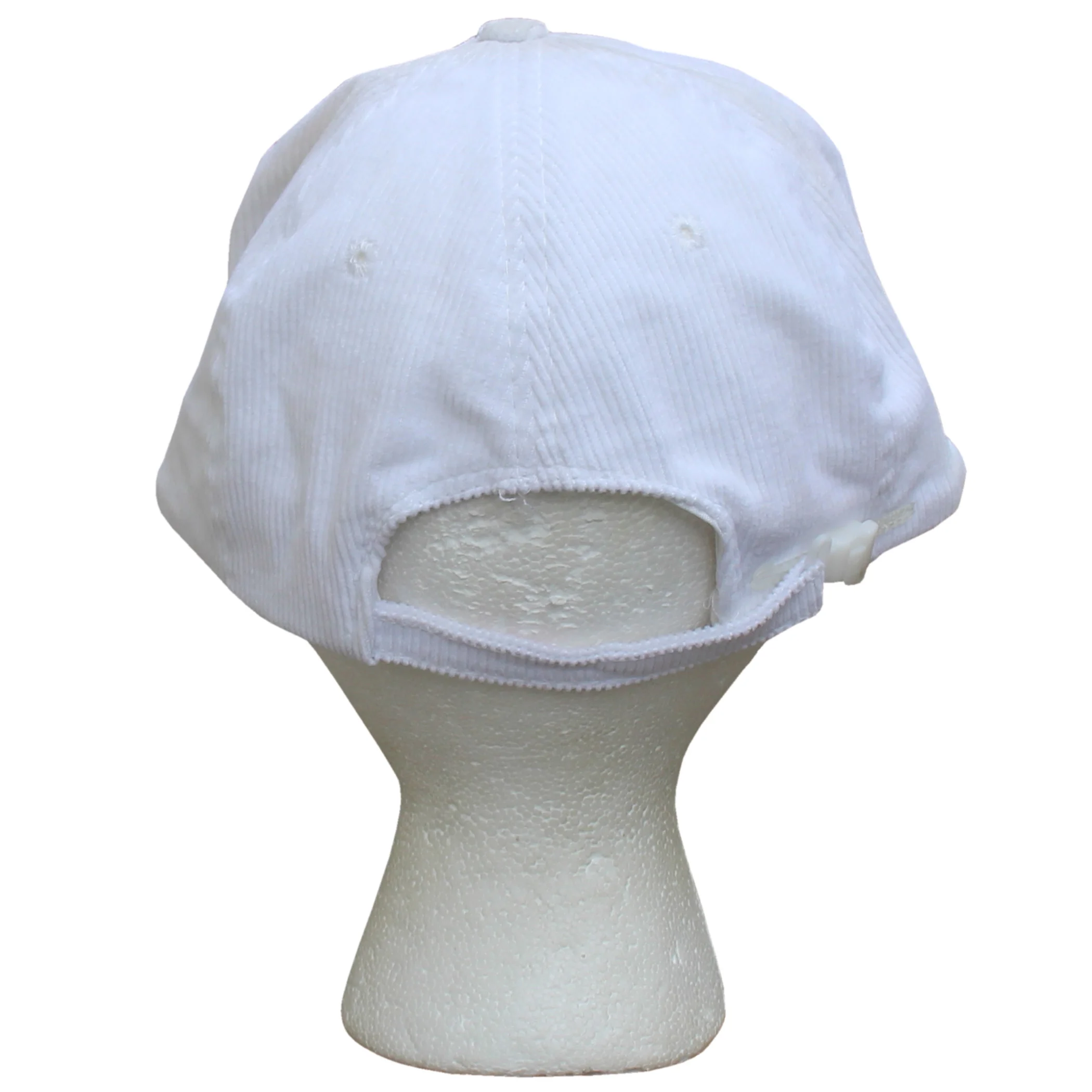 Vintage Merceds Benz White / Gold Corduroy Zipper Back.