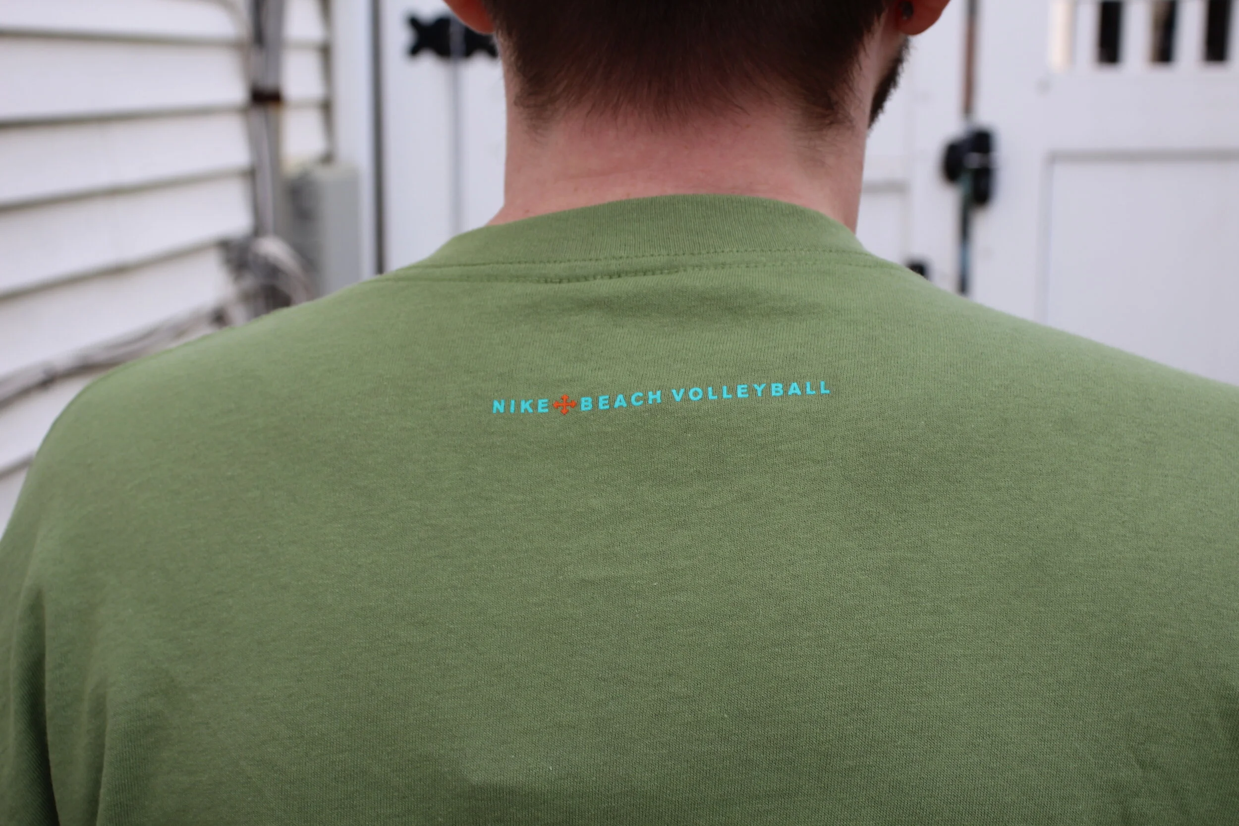 Nike Beach Volleyball Arrows Green / Orange T-Shirt 