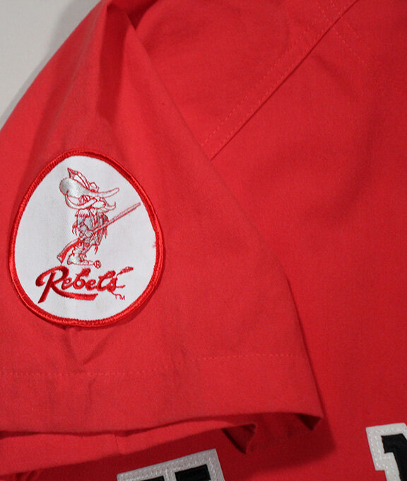 Vintage 90s Nike Red / Black / White UNLV Rebels Embroidered Baseball Jersey