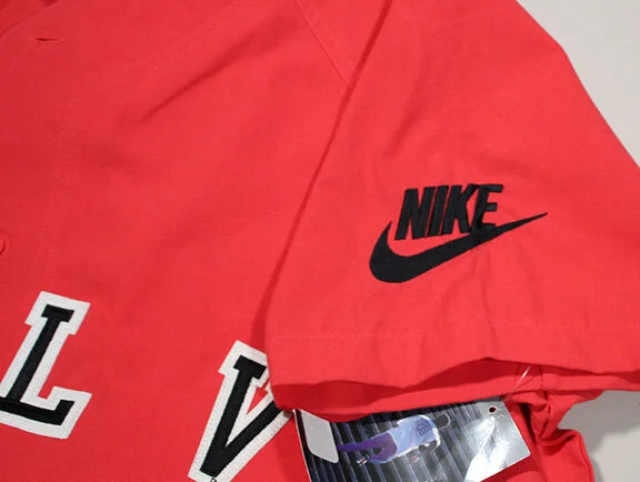 Vintage 90s Nike Red / Black / White UNLV Rebels Embroidered Baseball Jersey