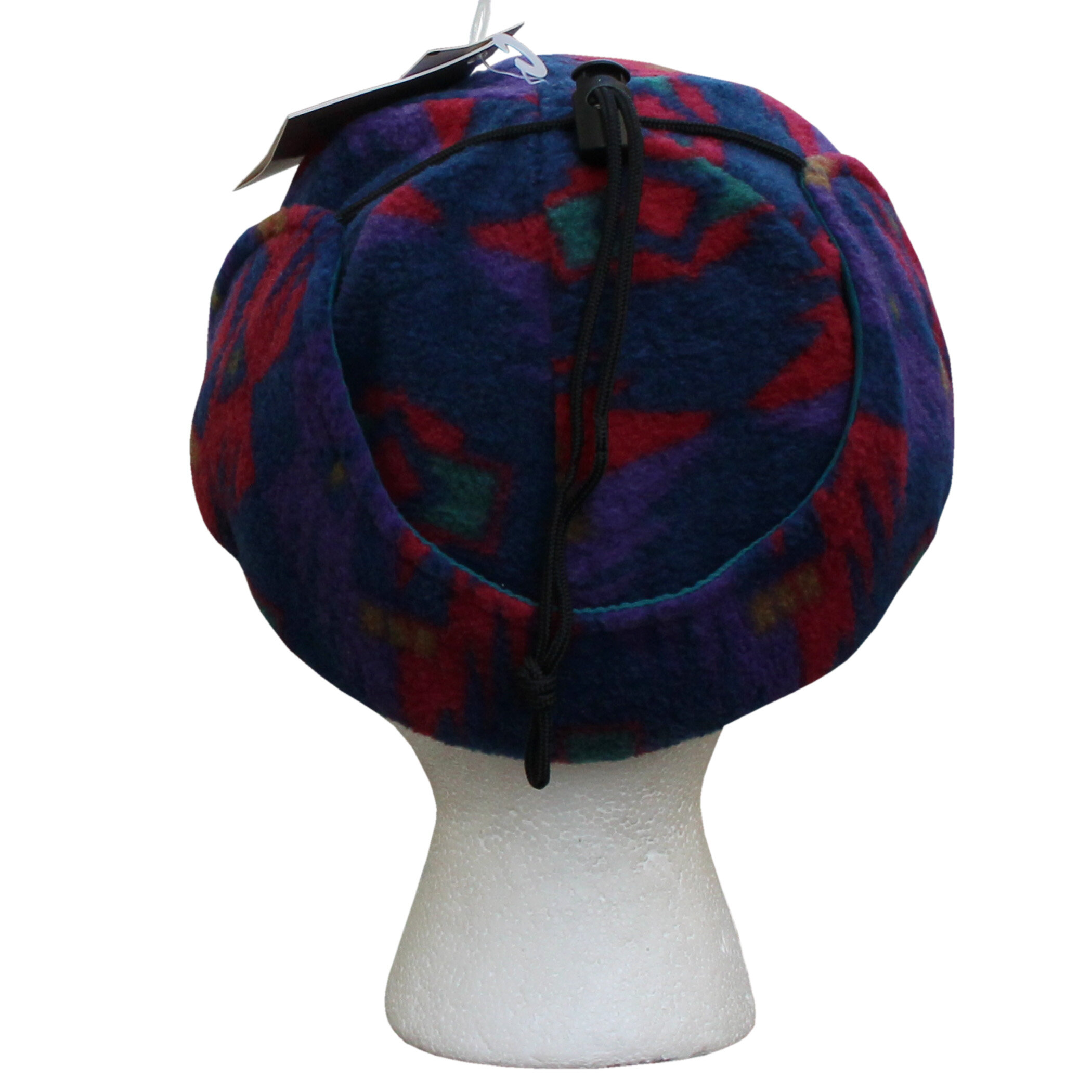 Vintage 90s Eastern Mountain Sports Colorful Fleece hat