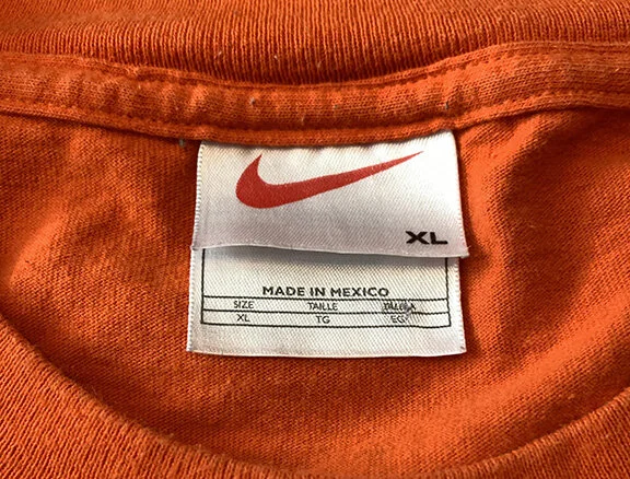 nike white tag red swoosh