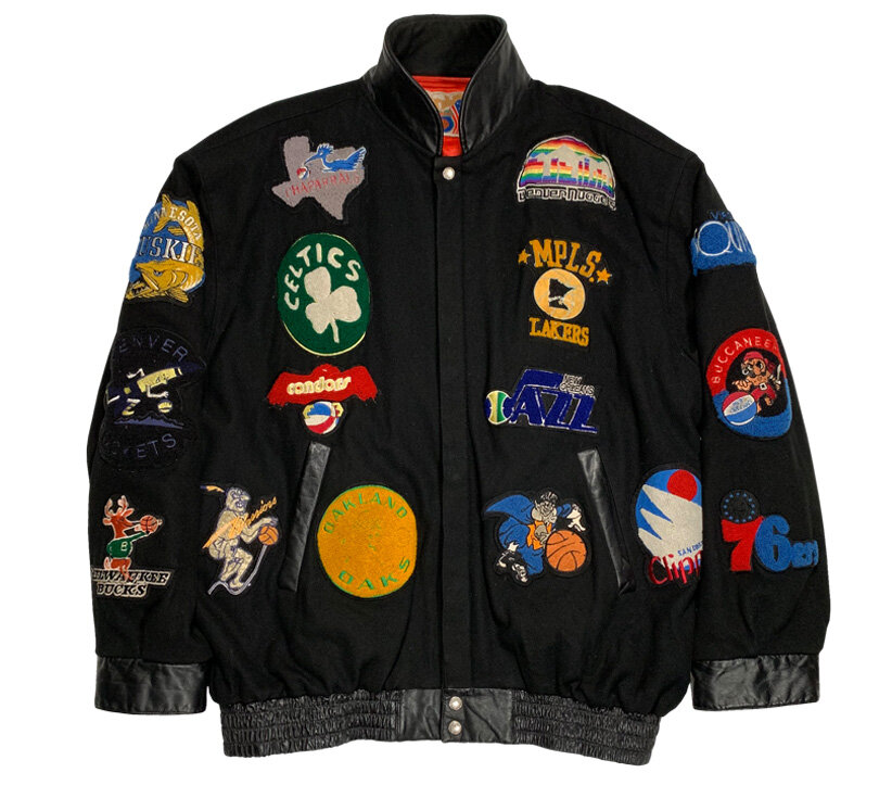 Vintage 90s Jeff Hamilton HWC NBA Varsity Jacket