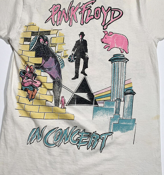 Vintage Pink Floyd Wish You Were Here White T-Shirt (Size M) — Roots