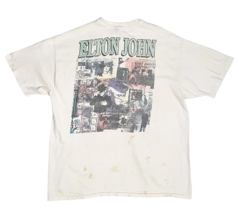 Vintage Bootleg Elton John 1992 Tour shirt