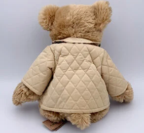 Burberry Bear in Coat Plush Doll.