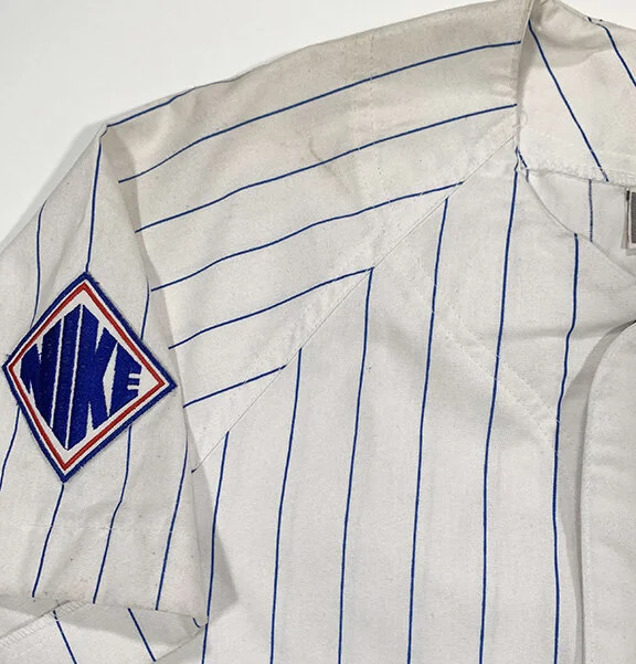 Vintage 90s Nike New York Giants Pinstripe Jersey.