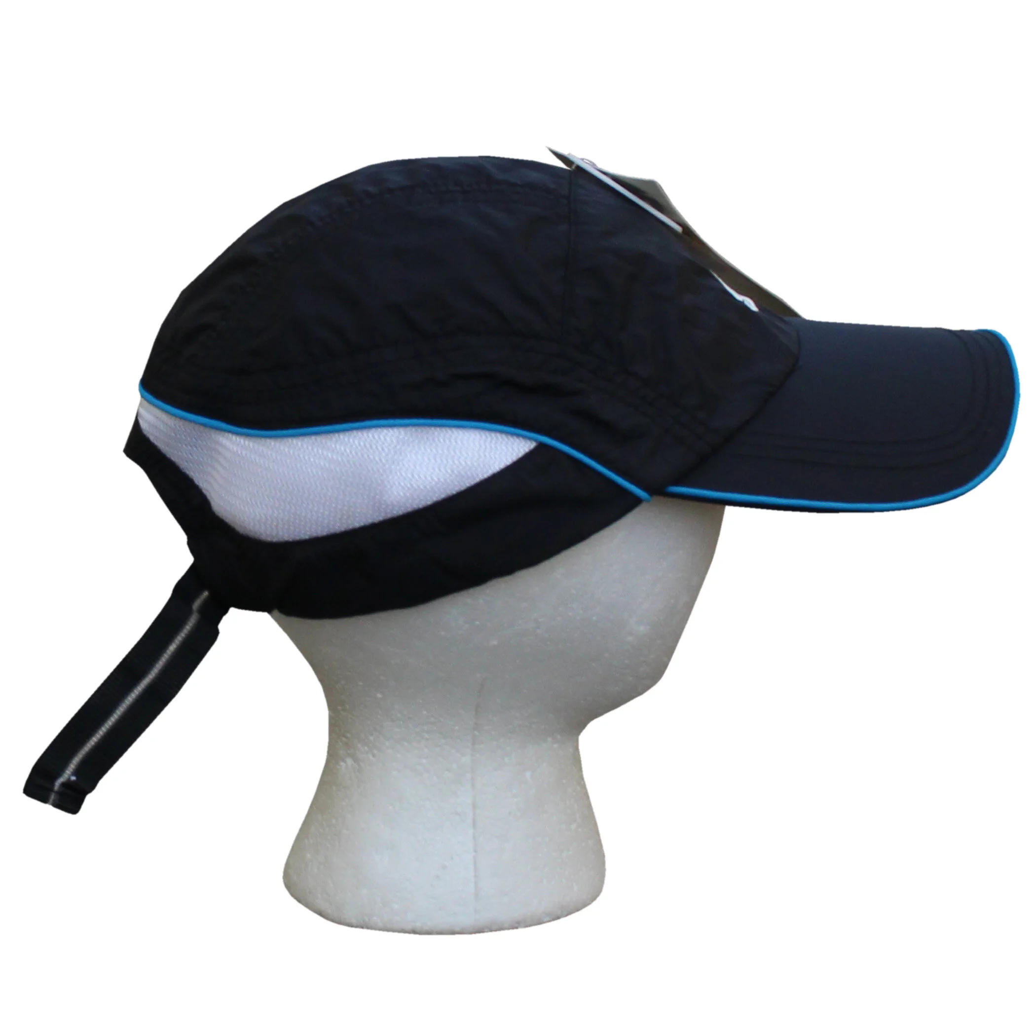 Vintage Sergio Tacchini Lago Striped 5 Panel Hat