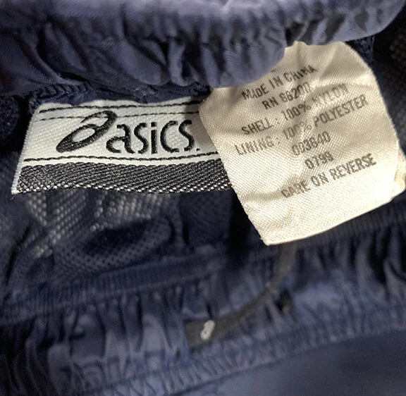 asics windbreaker pants