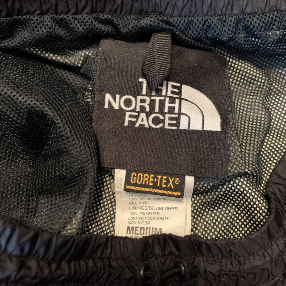 Vintage The North Face Gore Tex Mountain Light Black White Pants Size M Roots
