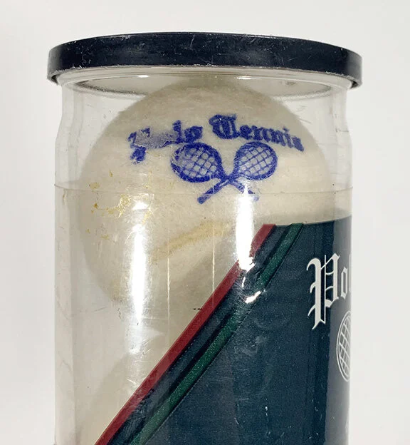 Vintage 90s Polo Ralph Lauren Tennis Ball set.