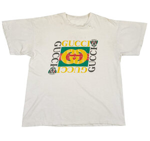 Vintage 1990s Bootleg Gucci Logo Shirt - Vintage & Classic Tee