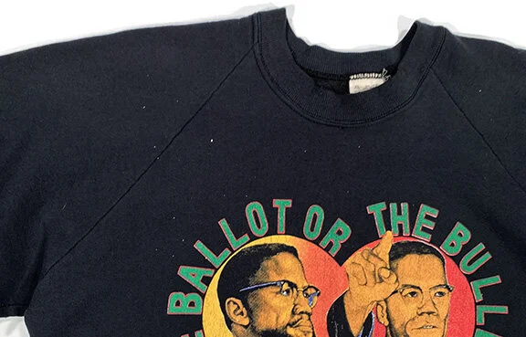 Vintage 90s Bootleg Malcolm X crewneck